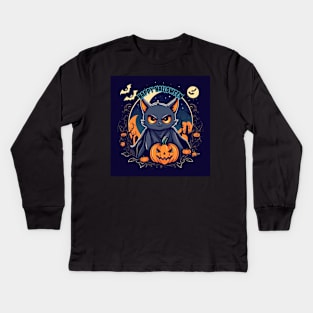 Halloween Night Kids Long Sleeve T-Shirt